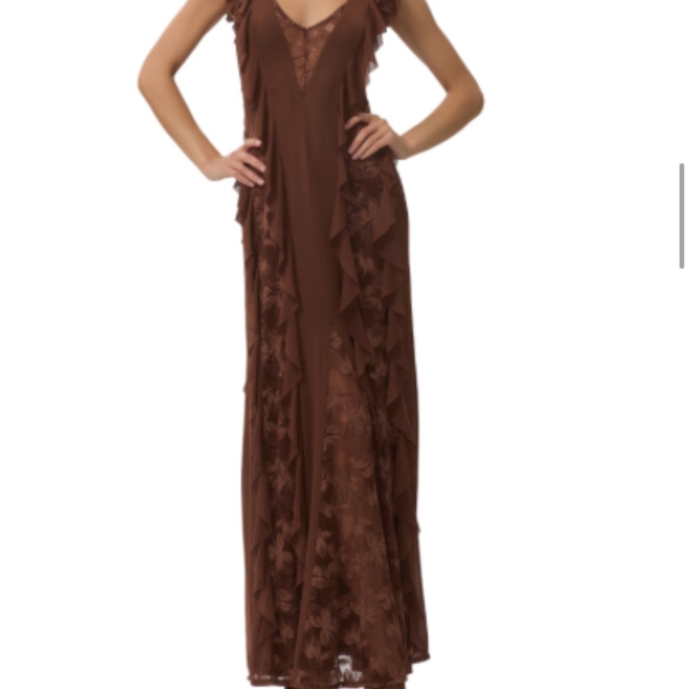 Brown AFRM dress